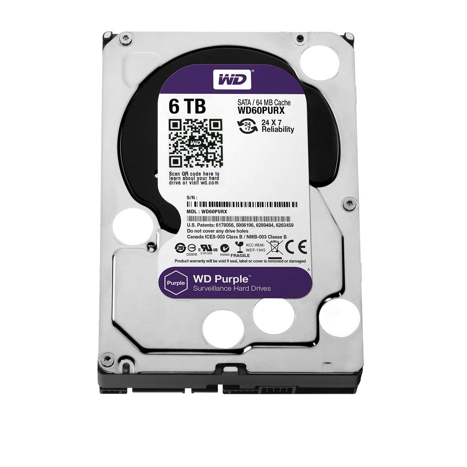 Read more about the article WD PURPLE(With Hikvision Certified) (6TB)