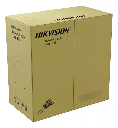 Read more about the article Hikvision DS-1LN6OUTPE U/UTP Cat6 PE 24AWG Cable
